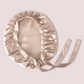 Image of the sleeping hair bonnet, interior side up