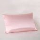 Image of a silk pillowcase (pink colour)